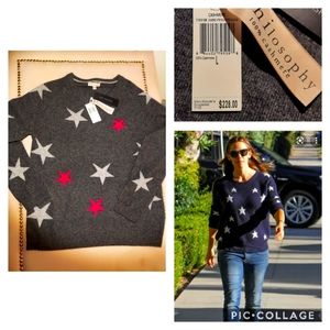 NWT! 100% cashmere Philosophy sweater